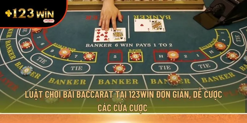 Luật chơi bài baccarat tại 123win 