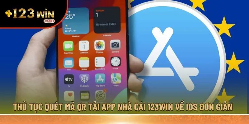 Thủ tục quét mã QR tải app nhà cái 123win 