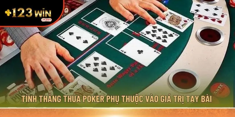 Tính thắng thua poker 