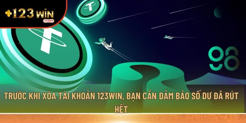 Trước khi xóa tài khoản 123win